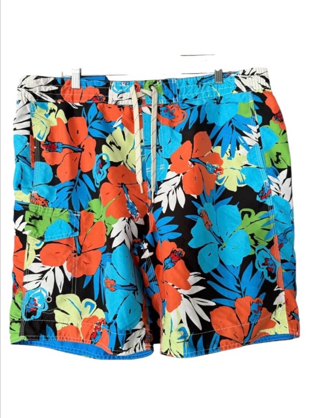 Lanesboro Mens Tropical Swim Trunks Large